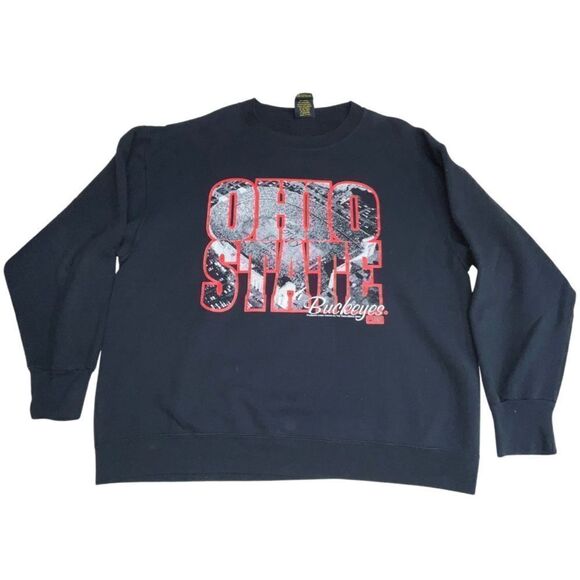 VTG 90’s Ohio State University Buckeyes OSU‎ Stadium Crewneck Sweatshirt Size XL - Picture 1 of 7